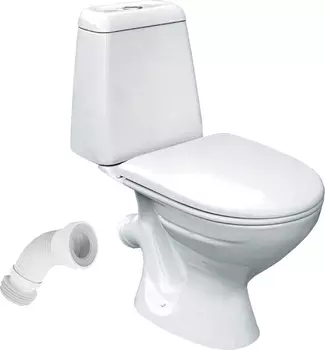 Унитаз-компакт Cersanit Hit с гофрой