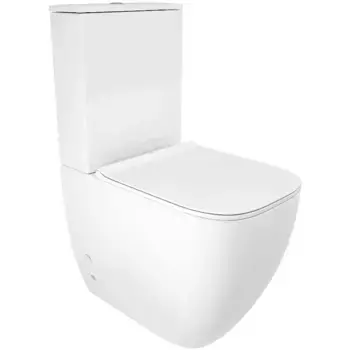 Унитаз-компакт Cerutti SPA Chika CT8708 с бачком и сиденьем микролифт, белый