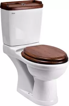 Унитаз-компакт Della Boston, антикварный орех