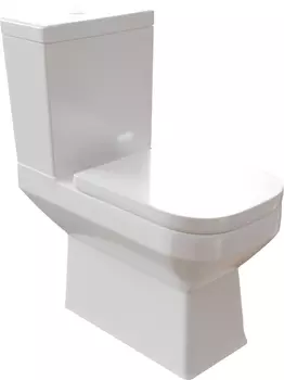 Унитаз-компакт DIWO Коломна 0421 с микролифтом , напольный , с бачком , с прямым выпуском