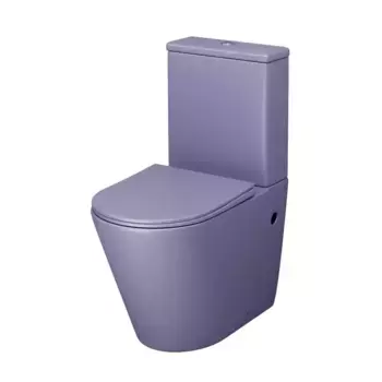 Унитаз-компакт Grossman Color фиолетовый матовый с сиденьем микролифт