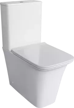 Унитаз-компакт напольный Grossman Galaxy GR-4468S безободковый, с микролифтом