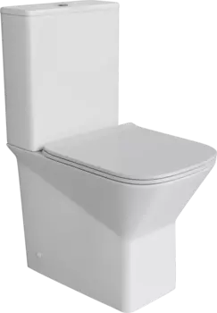 Унитаз-компакт напольный Grossman Cristal GR-4471S безободковый, с микролифтом