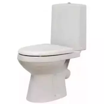 Унитаз-компакт Оскольская керамика Леда белый с сиденьем