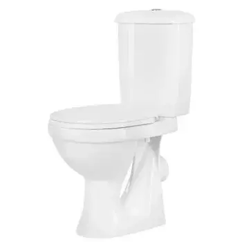 Унитаз-компакт Оскольская керамика Суперкомпакт белый с сиденьем