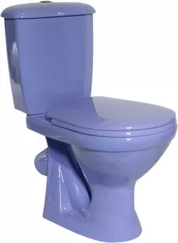 Унитаз-компакт Оскольская керамика Суперкомпакт Стандарт сиреневый