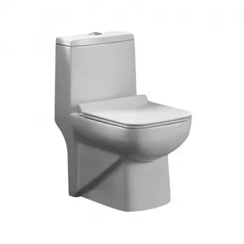 Унитаз-моноблок Azario Zeno белый, с сиденьем Slim микролифт (AZ-1169)