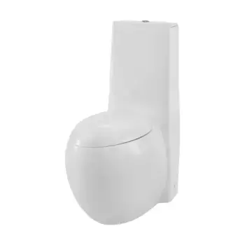 Унитаз-моноблок напольный Grossman Solis GR-4424 безободковый, с микролифтом, белый