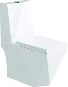 Унитаз-моноблок напольный SantiLine SL-5013 с микролифтом