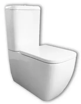 Унитаз напольный Hatria Bianca без бачка и сиденья белый