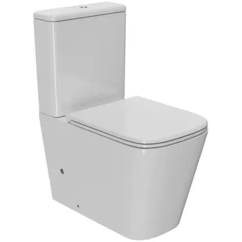 Унитаз напольный Point Ника белый с бачком и сиденьем микролифт