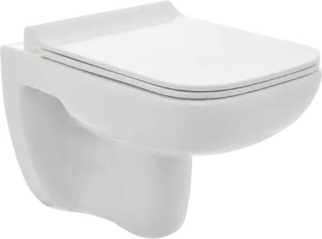 Унитаз подвесной AQUAme AQM2007 безободковый, с микролифтом