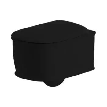 Унитаз подвесной Artceram Atelier с крышкой, черный матовый (ATV001 17;00)