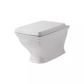 Унитаз подвесной ArtCeram Civitas с крышкой, белый матовый (CIV001 01;00)