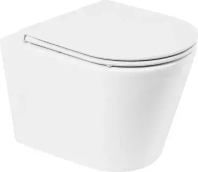 Унитаз подвесной BelBagno Flay-r с крышкой белый