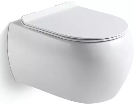 Унитаз подвесной Black &amp; White Universe W727 безободковый