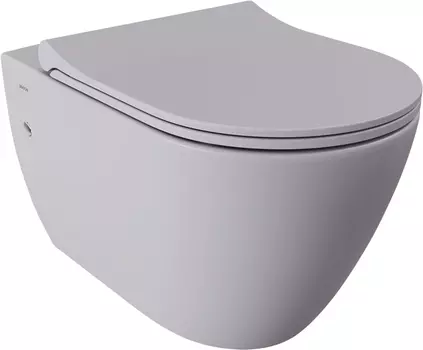 Унитаз подвесной Bocchi Venezia 1295-006-0129 серый матовый, тонкая крышка с микролифтом