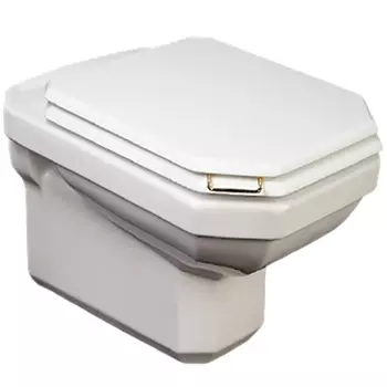 Унитаз подвесной Boheme Vogue с крышкой белый