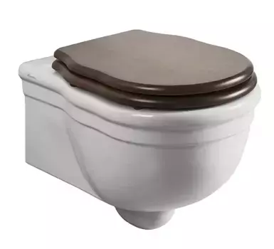 Унитаз подвесной Caprigo Boheme с сиденьем микролифт, белый