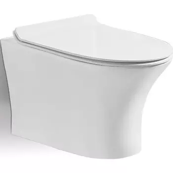 Унитаз подвесной Ceramalux белый (2617Е)