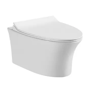 Унитаз подвесной Ceramalux белый (CL-2100)