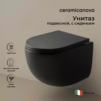 Унитаз подвесной Ceramicanova UP Rimless CN4007MB