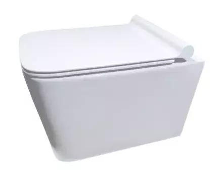 Унитаз подвесной Cerutti SPA Maiella Aria CT7402 с сиденьем микролифт, белый