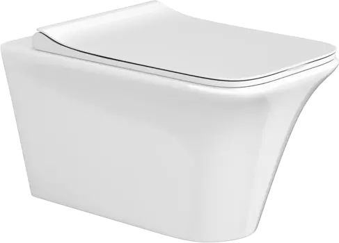 Унитаз подвесной Cerutti Spa Nivolet Aria 9034 безободковый, с микролифтом