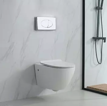 Унитаз подвесной Esbano Fortex с сиденьем микролифт, белый матовый (ESUPFORTW)