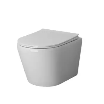 Унитаз подвесной Grossman Fly GR-4478S безобоковый, с микролифтом, белый