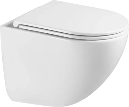 Унитаз подвесной Grossman Торнадо GR-4455SQC безободковый, с микролифтом