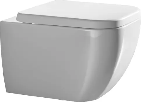 Унитаз подвесной Hatria Bianca без сиденья белый