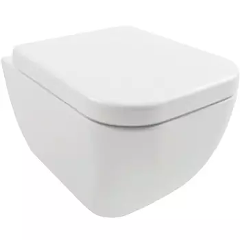 Унитаз подвесной Hatria Bianca без сиденья белый