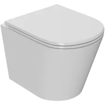 Унитаз подвесной Point Виктория белый с сиденьем микролифт