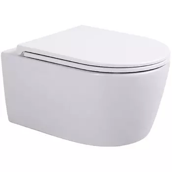 Унитаз подвесной SinteSi DANTE белый с сиденьем микролифт