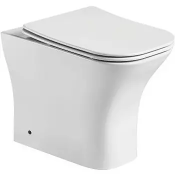 Унитаз приставной Ceramalux белый (215D)