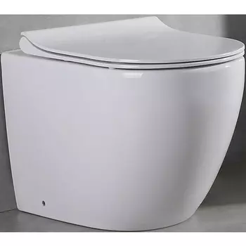 Унитаз приставной Ceramalux белый (NS-3176)