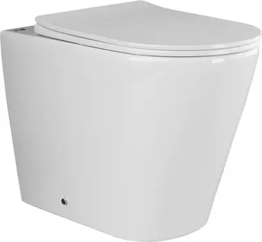 Унитаз приставной Ceramica Nova Highlight с микролифтом, безободковый CN1812