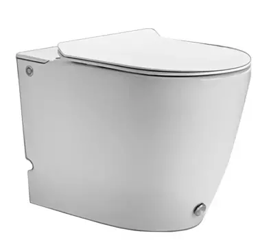 Унитаз приставной Cerutti SPA Barbaria Pulse CT7264 с сиденьем микролифт, белый