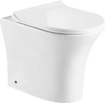 Унитаз приставной Cerutti SPA Bernina CT7842 с сиденьем микролифт, белый