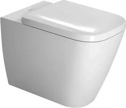 Унитаз приставной Duravit Happy D.2 с крышкой, белый (2159090000)