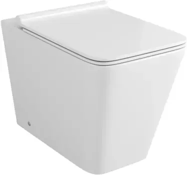 Унитаз приставной Grossman белый с сиденьем микролифт