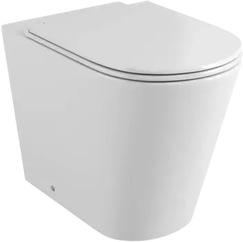 Унитаз приставной Grossman белый с сиденьем микролифт