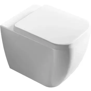 Унитаз приставной Hatria Bianca без сиденья белый