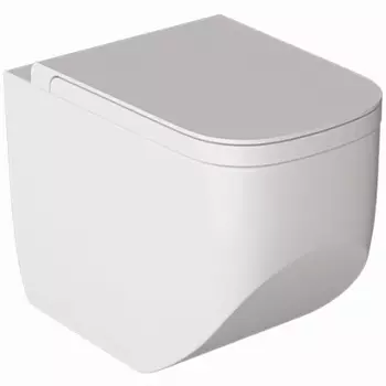 Унитаз приставной Hatria Next без сиденья белый