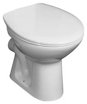 Унитаз приставной Jika Zeta с крышкой, белый (8.2239.6.000.000.1)