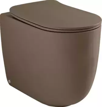 Унитаз приставной Kerasan Nolita коричневый матовый (531888)