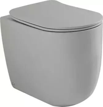 Унитаз приставной Kerasan Nolita серый матовый (531859)
