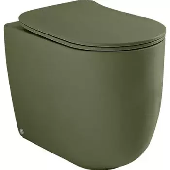 Унитаз приставной Kerasan Nolita зеленый матовый (531811)