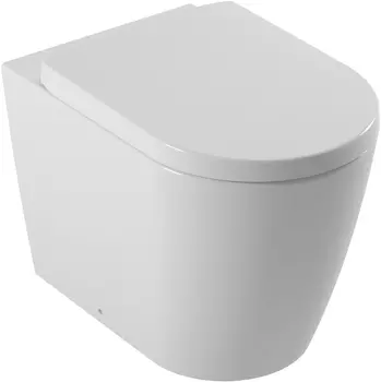 Приставной унитаз Serel Smart SM11 белый с сиденьем микролифт